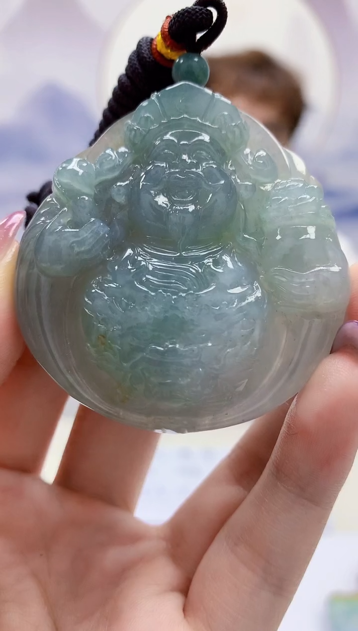 定制翡翠未镶嵌4868jw-毛货挂件10