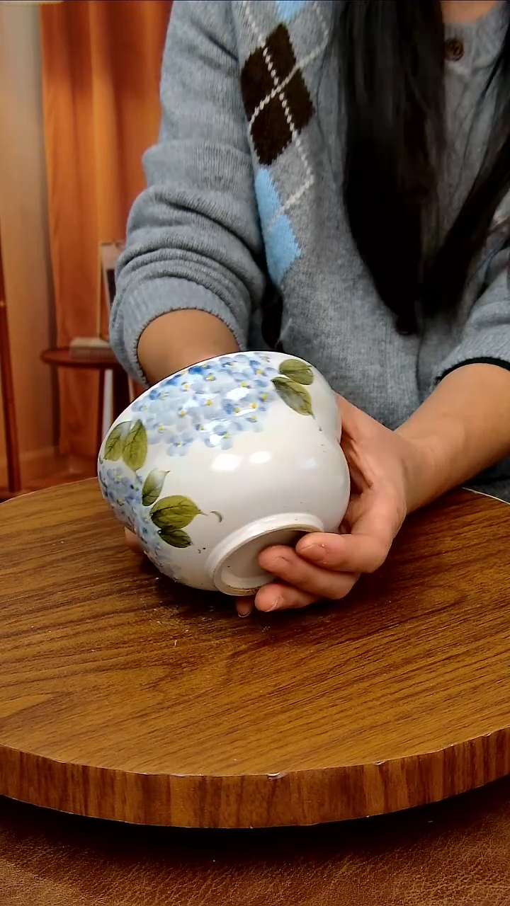 杯子陶纯手绘，釉下彩，健康瓷