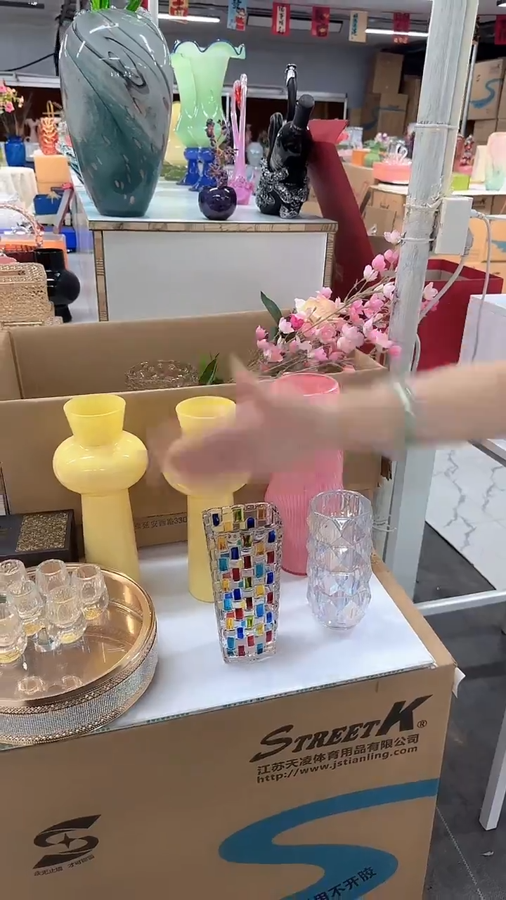 琉璃手工艺品花瓶花器H-4随机发