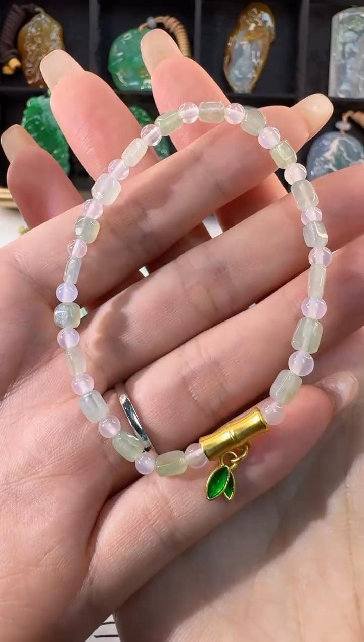 未镶嵌手串翡翠缅甸A货翡翠