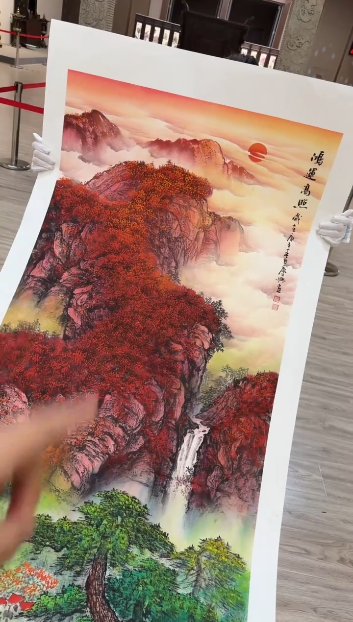 国画56赵隆轩美术馆李庆兴老师作品