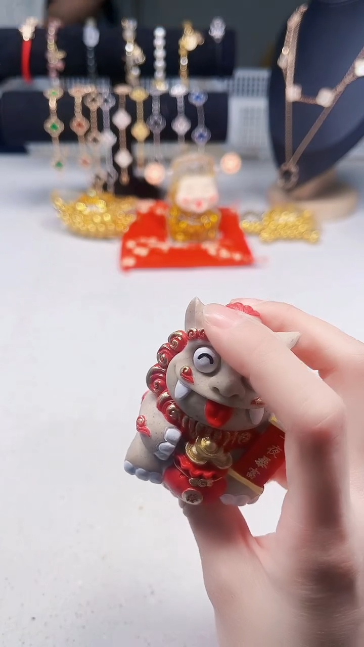 瓷片陶茶周边666文玩多人蓝色
