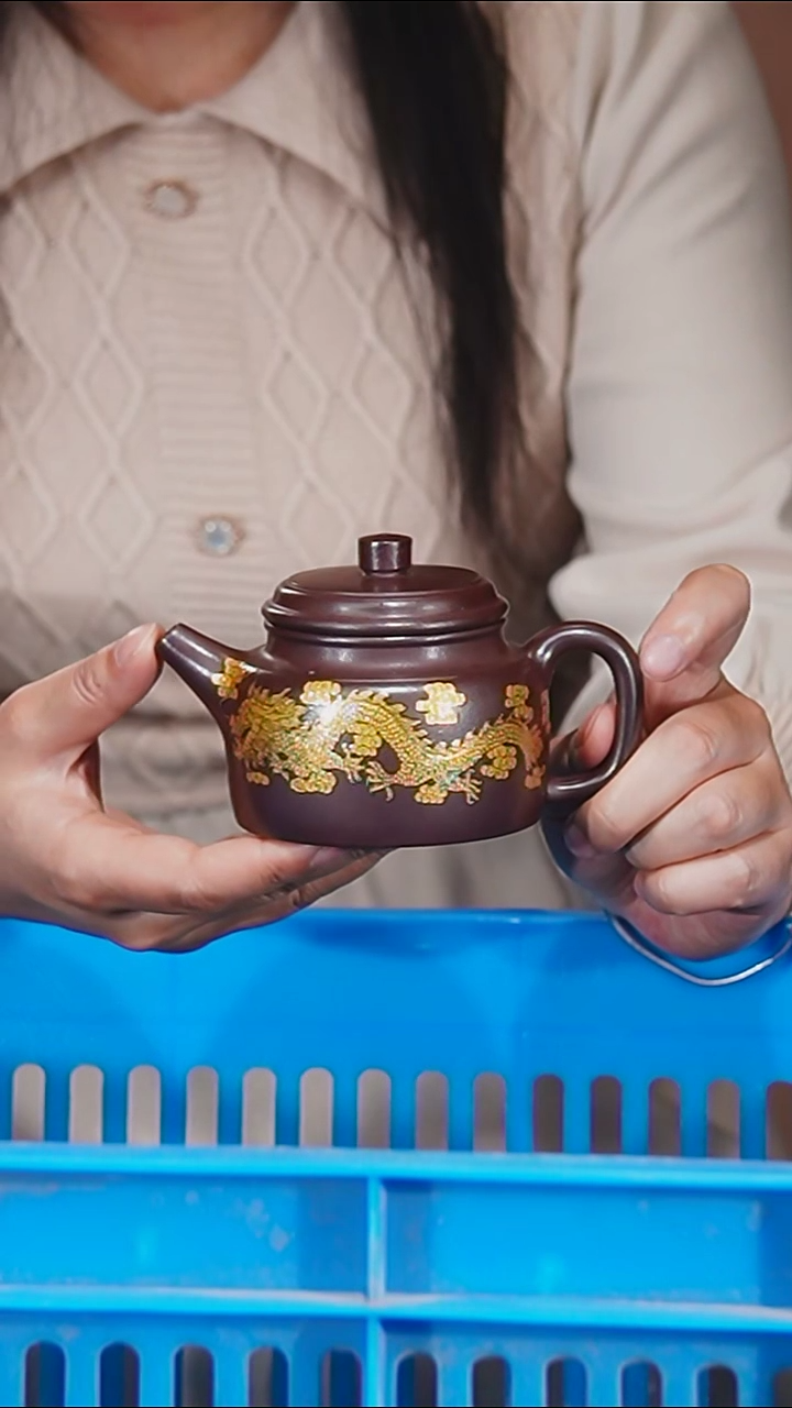 宜兴原矿紫砂壶茶壶220C