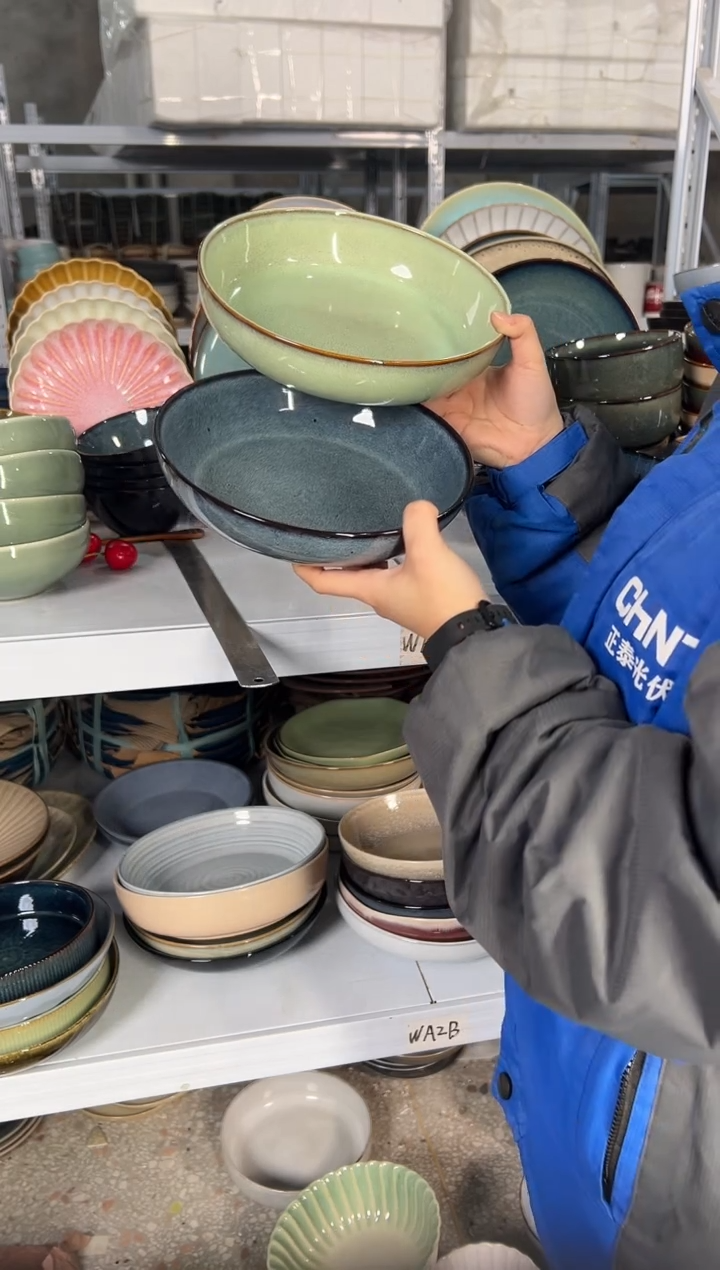 陶瓷外贸尾货瑕疵满20包邮X2 深盘组合