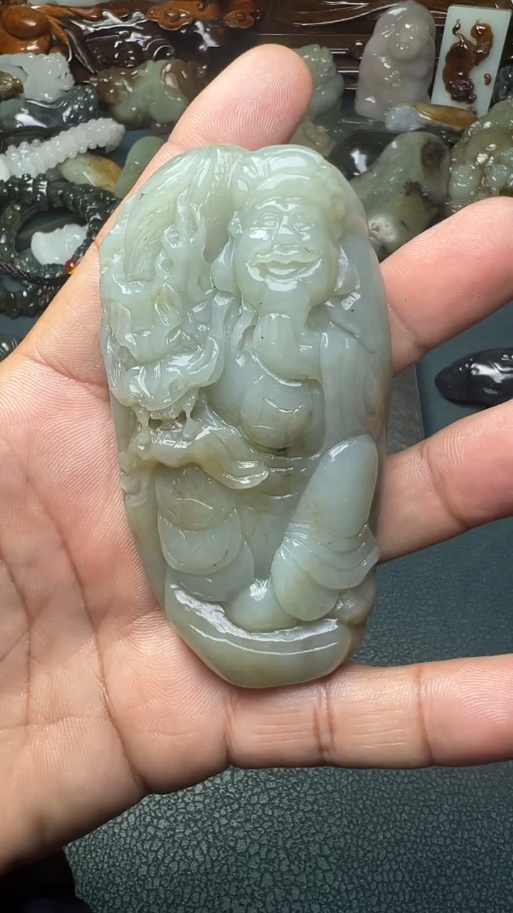 未镶嵌和田玉把件-