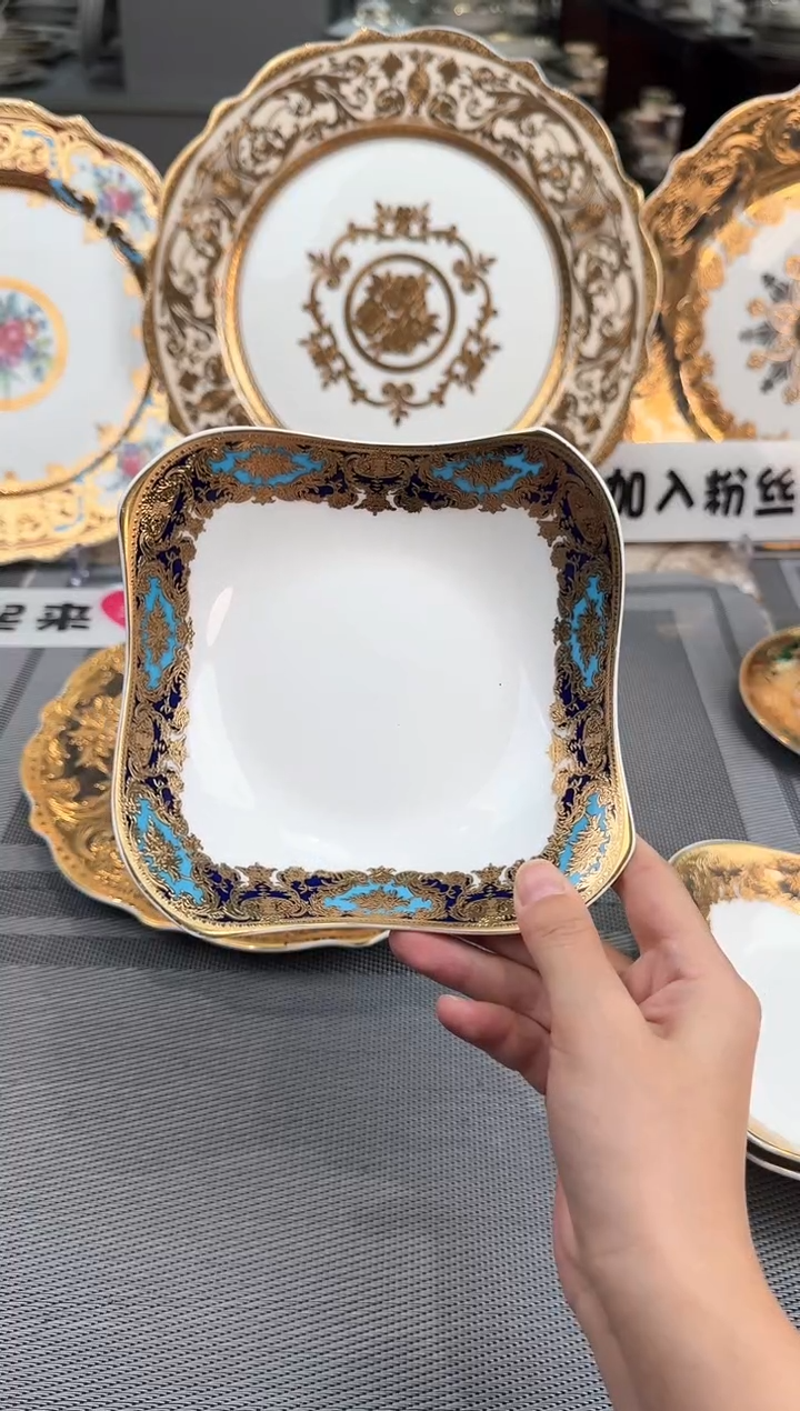 【闪购商品】瓷片6寸方形沙拉碗2个  春节活动福利价