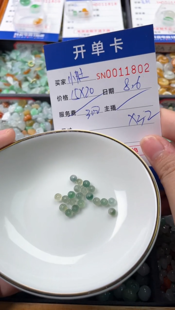 翡翠未镶嵌颈饰小***楠00011802