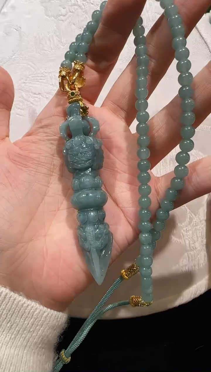 【闪购商品】翡翠颈饰未镶嵌国风