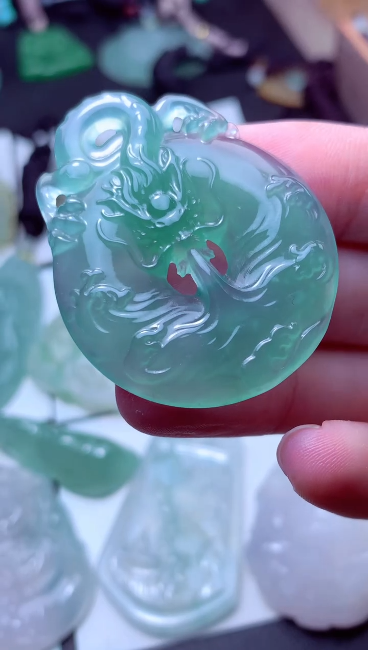 颈饰未镶嵌翡翠天然A货翡翠