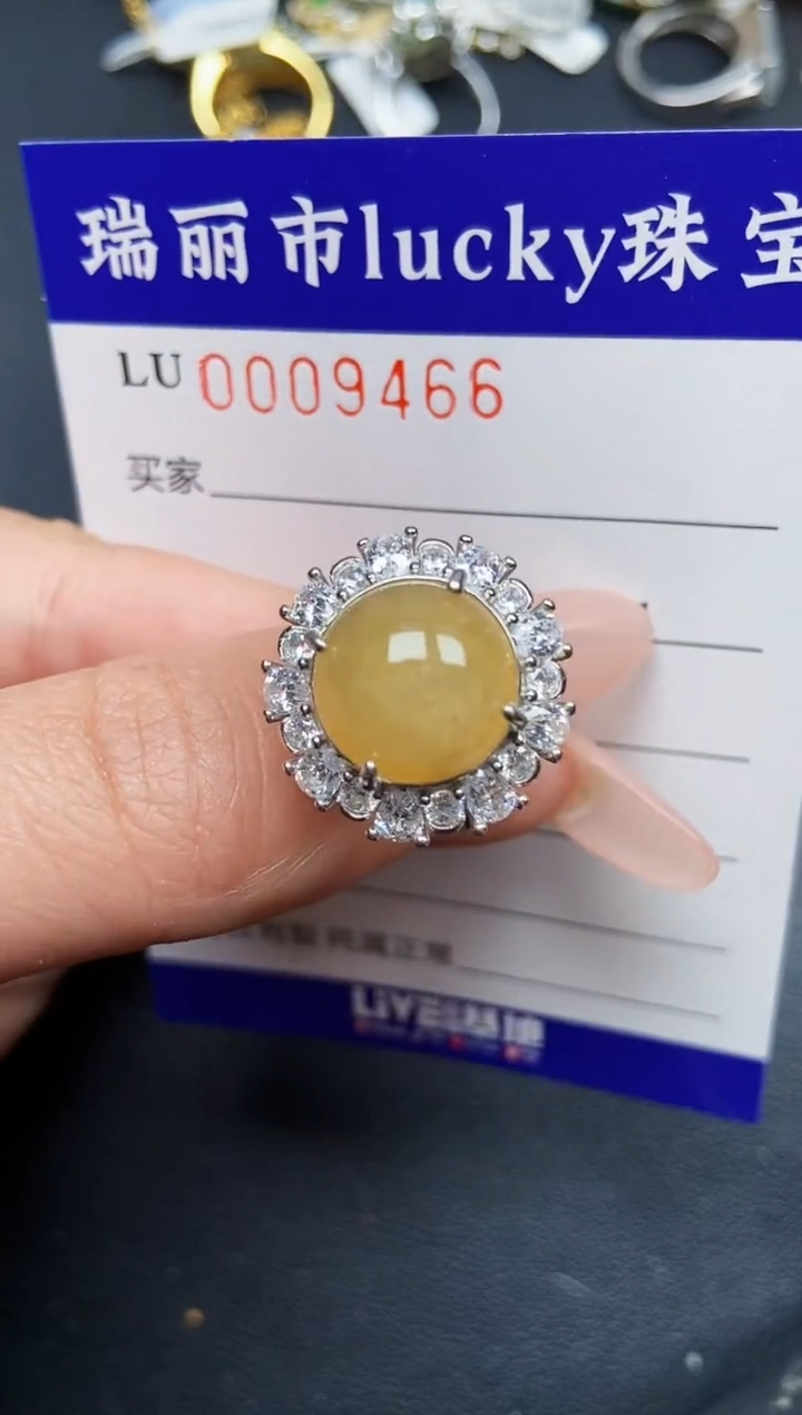 【闪购商品】翡翠颈饰银S925镶嵌9466