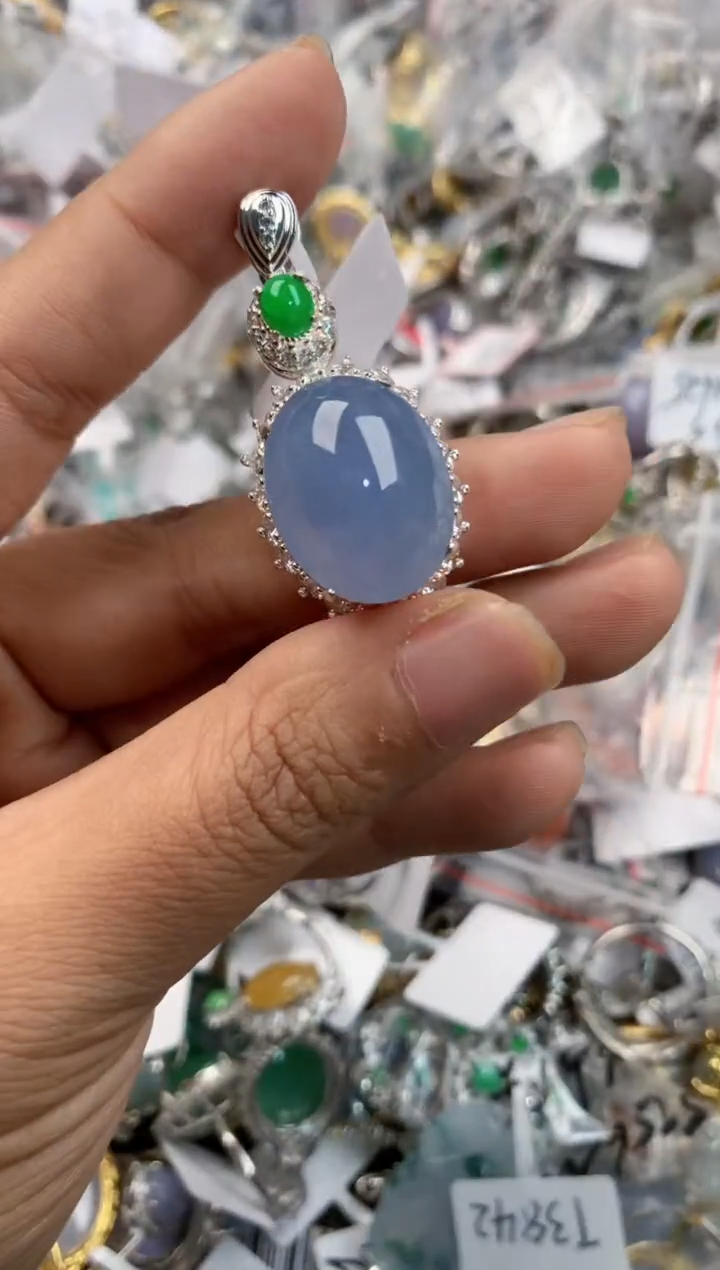 未镶嵌戒指翡翠水**人2222----4