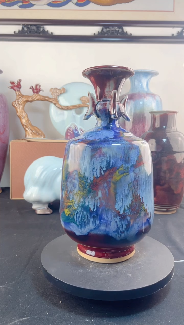 摆件神垕钧瓷收藏工艺品