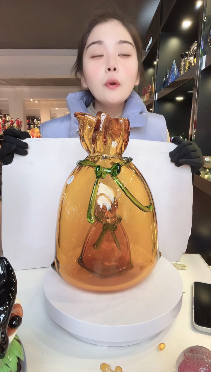 【闪购商品】茶盏琉璃摆件家居摆件