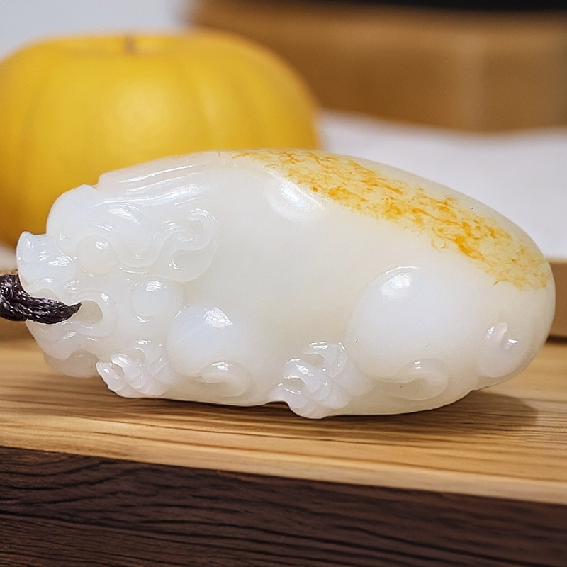 和田玉吊坠(不含链)未镶嵌