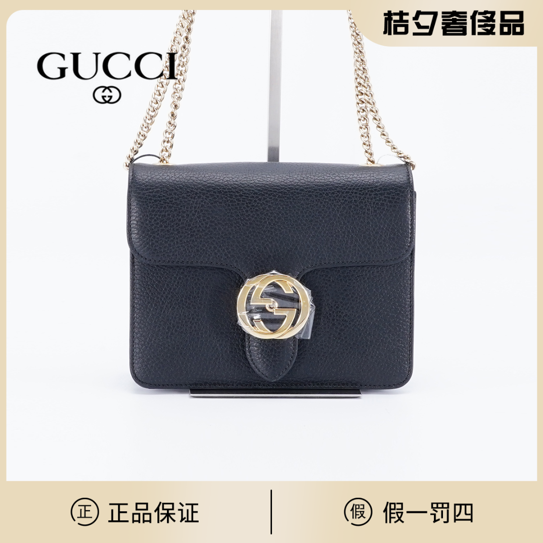 99新 GUCCI/古驰 【一号店】风琴小号黑色/BG22000032