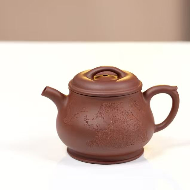 颂金壶 底槽清 刻绘   HY                                     