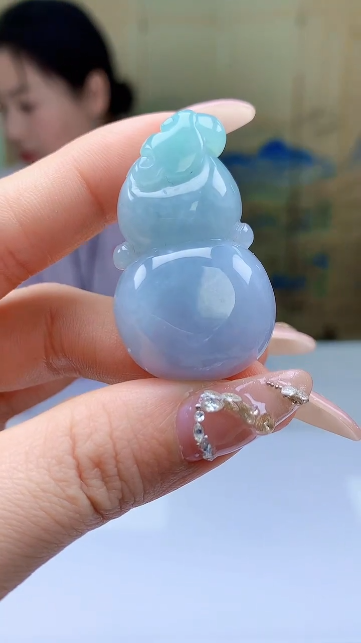 【闪购商品】定制翡翠未镶嵌4902ty-毛货挂件54