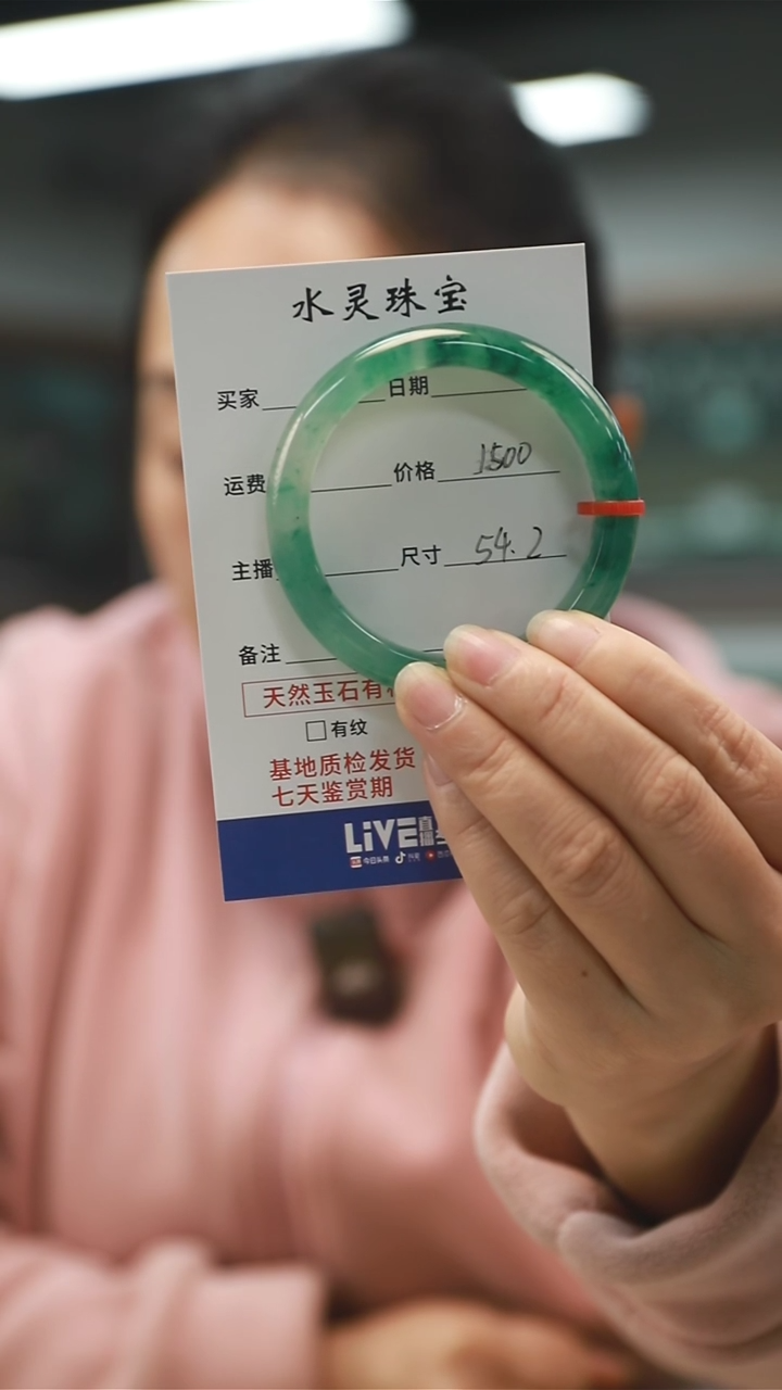【闪购商品】石英质玉手镯未镶嵌天然独龙玉手镯圈口54.2