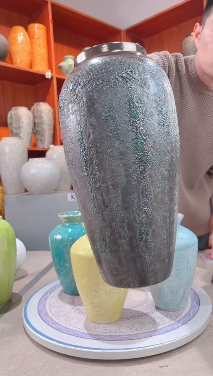 【闪购商品】瓶青铜大号 陶瓷花瓶无花