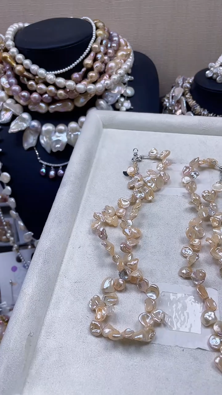 未镶嵌项链淡水珍珠【纯恬饰品】（多样性发货发一）