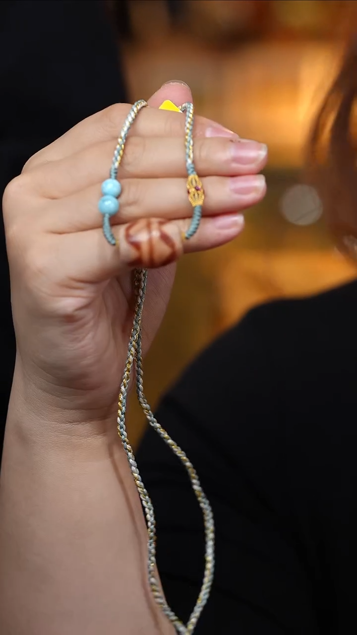 玛瑙/玉髓（覆膜）颈饰18K金镶嵌多宝项链多样性发其一