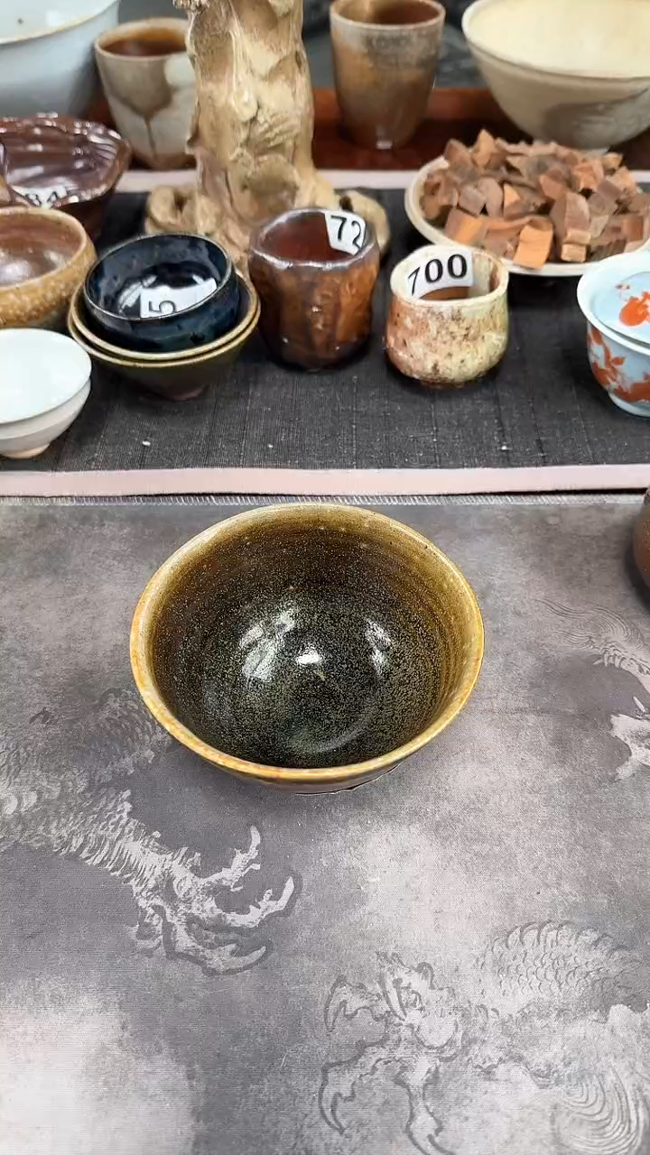 【闪购商品】碗869号二山制陶高温裸柴烧建水碗