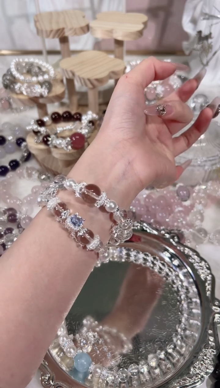 【闪购商品】水晶手链未镶嵌天然水晶默认微瑕 多样性发货发其一