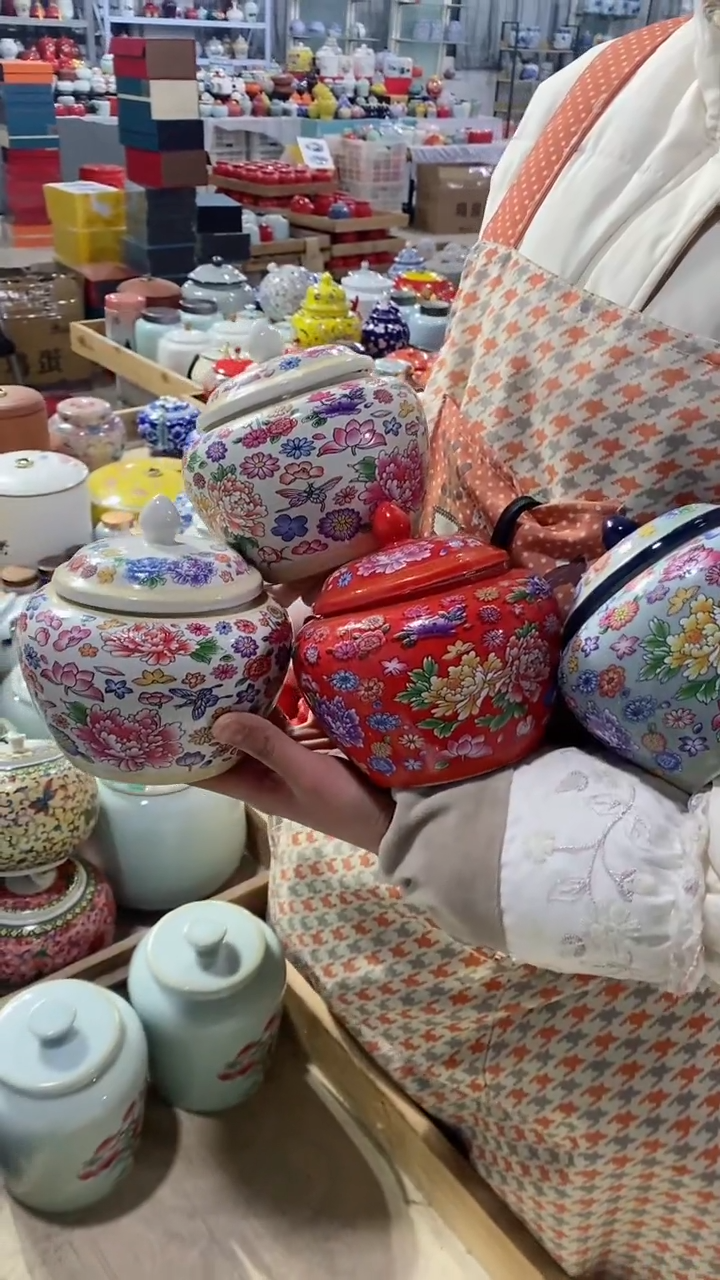 【闪购商品】罐陶瓷茶叶罐存茶罐密封罐