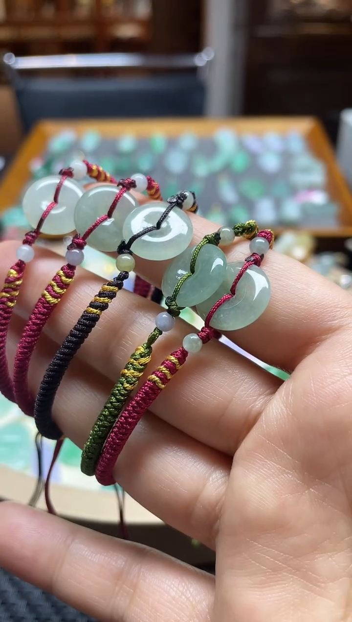 【闪购商品】翡翠手链未镶嵌平安扣手绳（多样性，发其一）