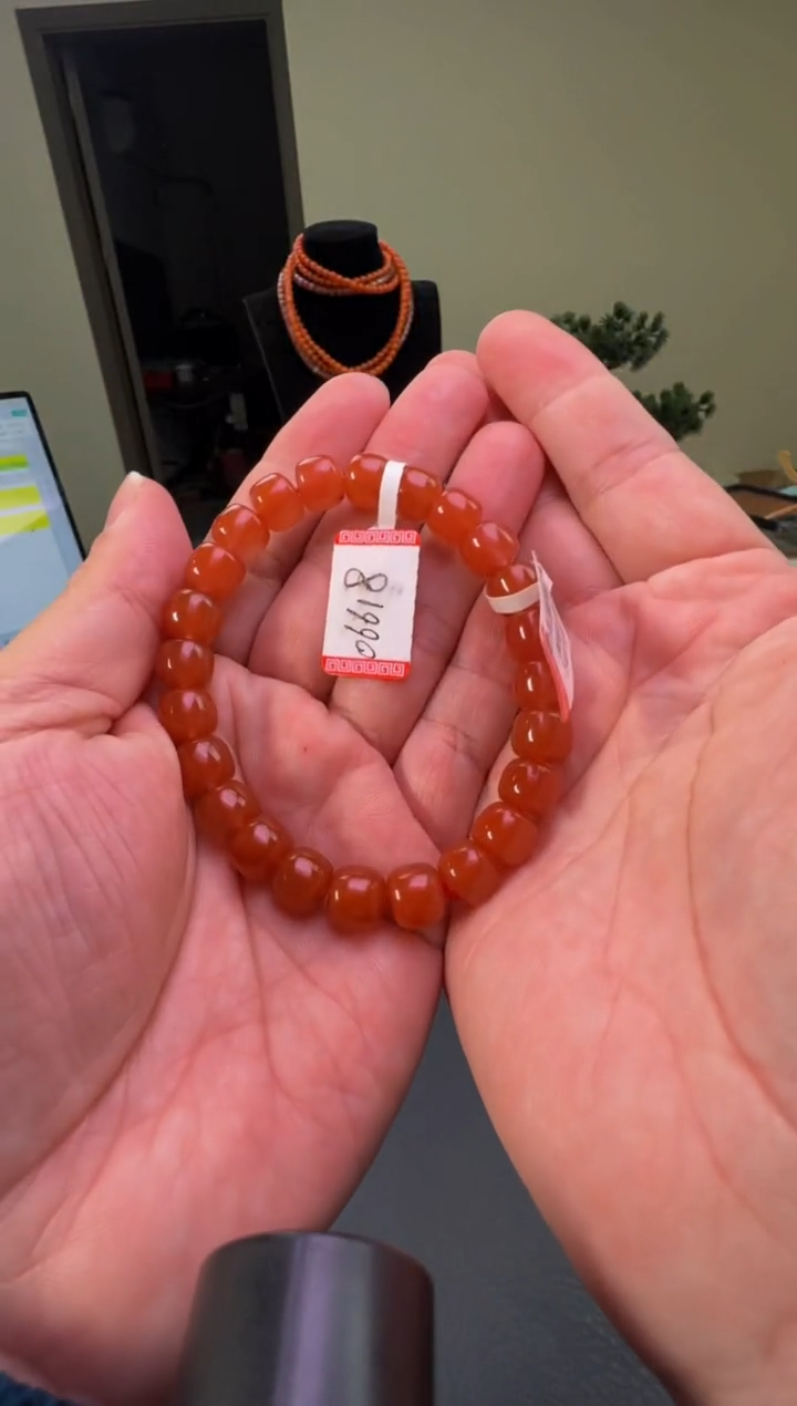 【闪购商品】南红玛瑙手链未镶嵌原矿无优化9mm+多样性发1