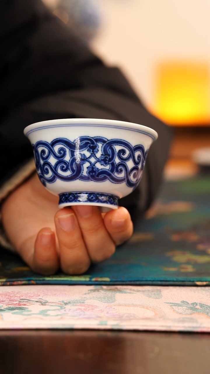 【闪购商品】松风馆腰缠万贯压手杯