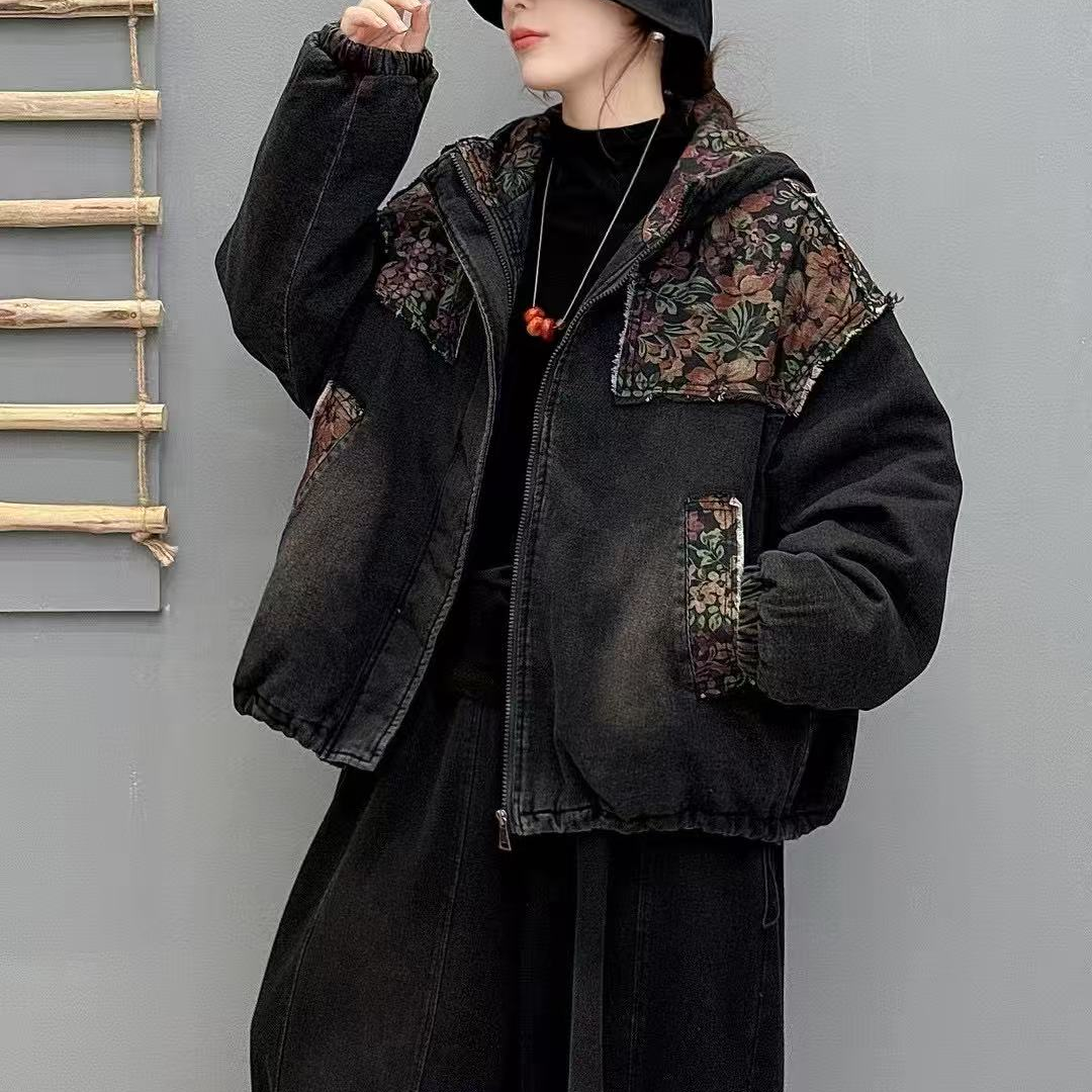 18703新款冬季加厚减龄洋气棉服