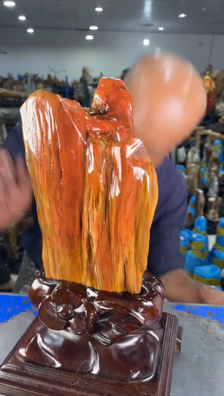 【闪购商品】硅化玉摆件未镶嵌9