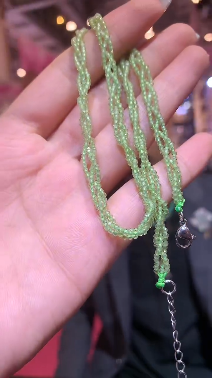 未镶嵌颈饰橄榄石（宝石世家严选）