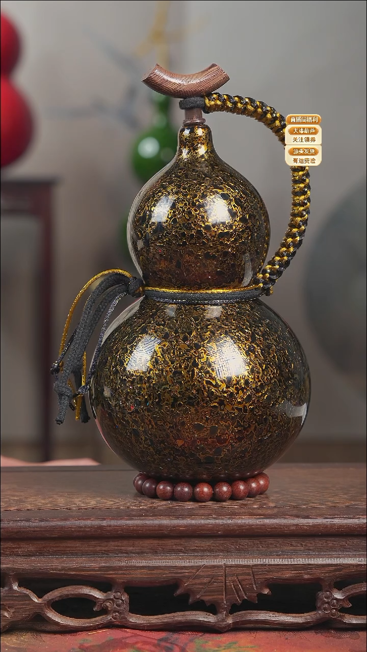 WT040漆艺酒葫芦不包手串（新年福利价）