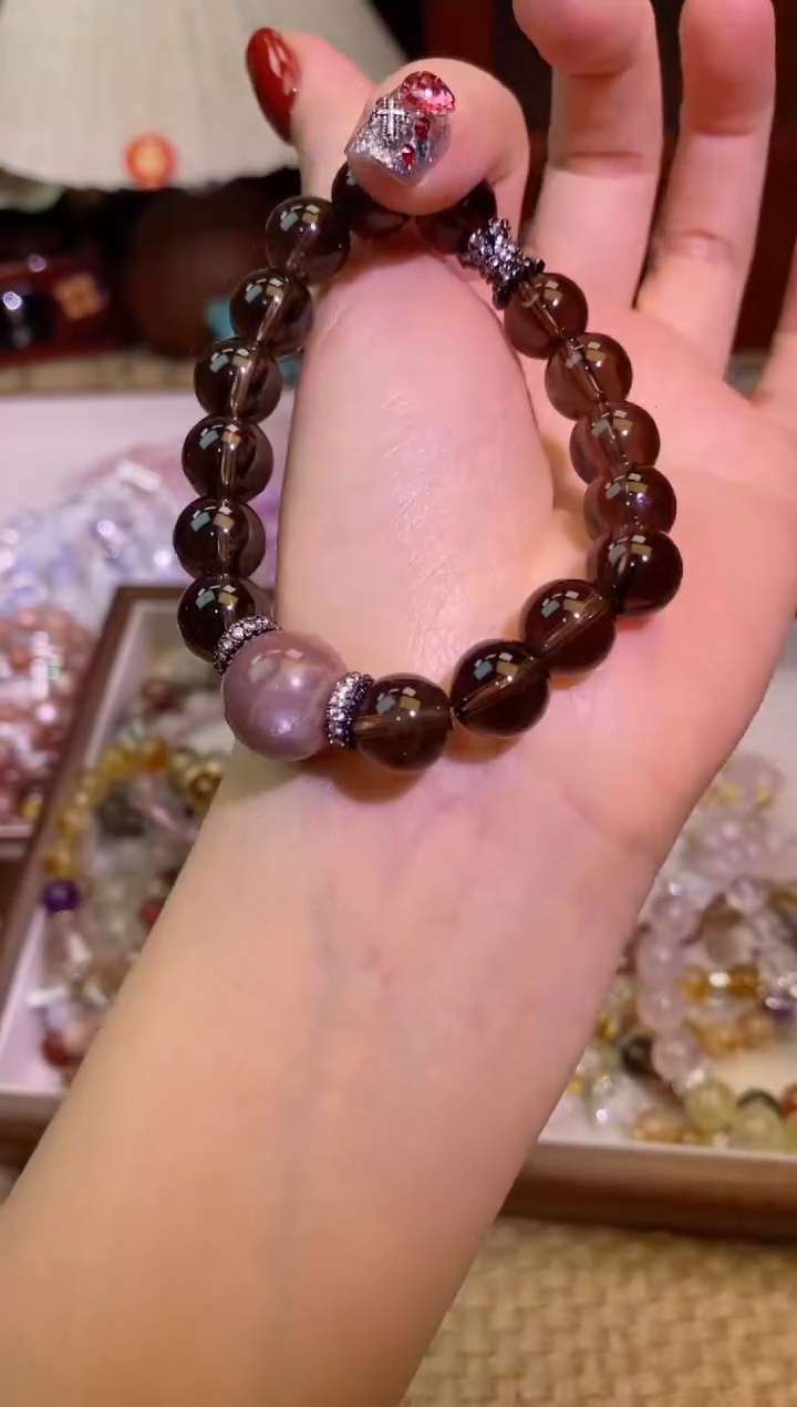 【闪购商品】烟晶手链未镶嵌159手串