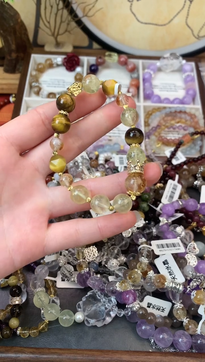 【闪购商品】黄晶手链未镶嵌461手串