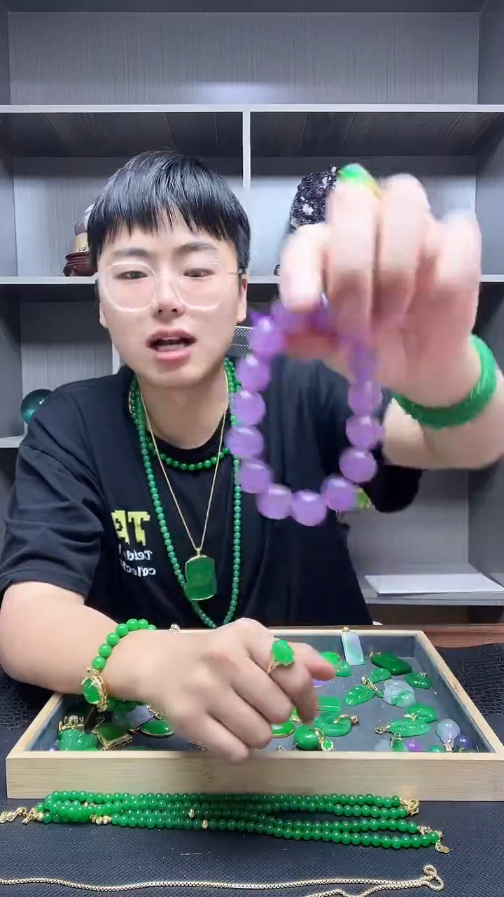 未镶嵌手链翡翠手链
