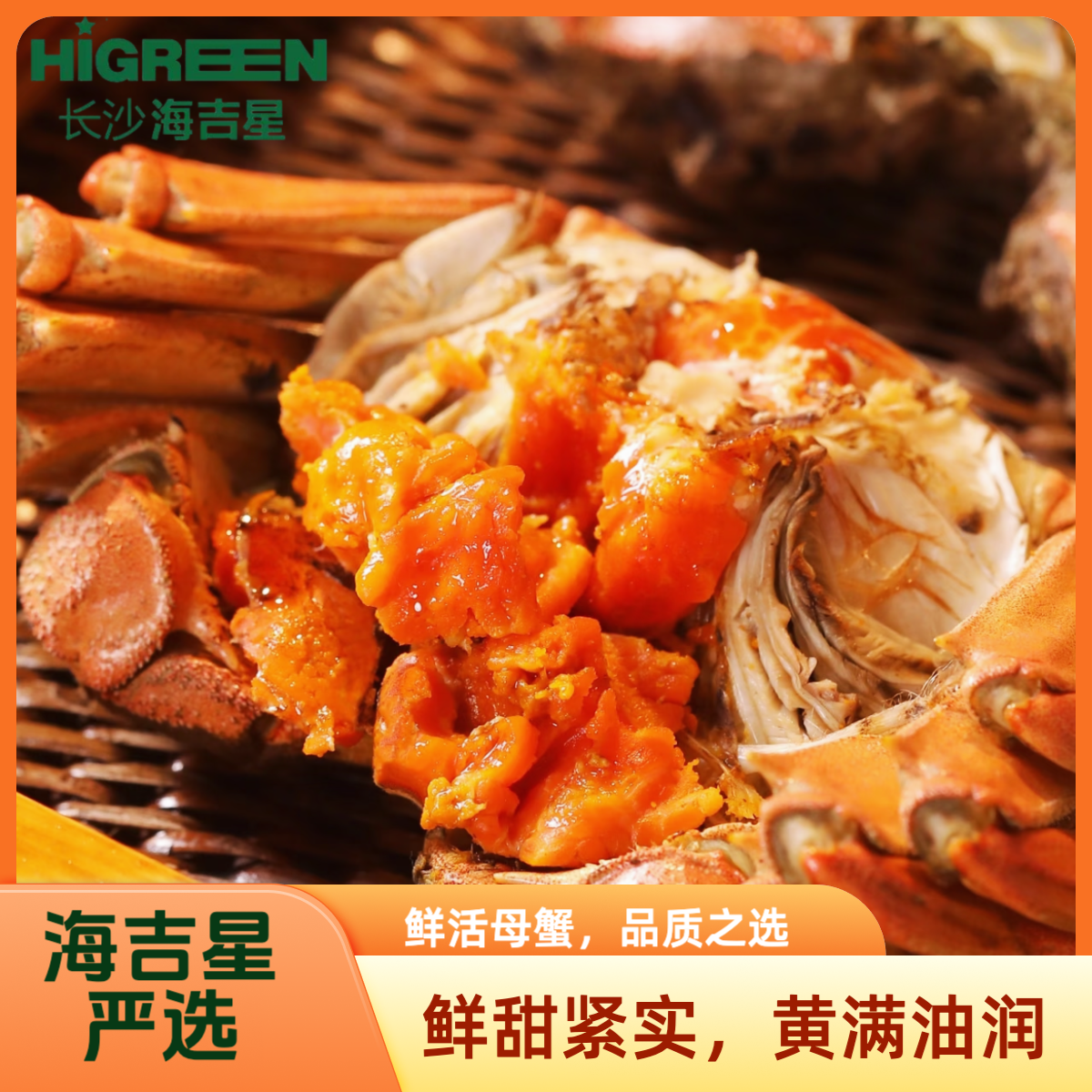 【活蟹】大闸蟹（全母）2两/只