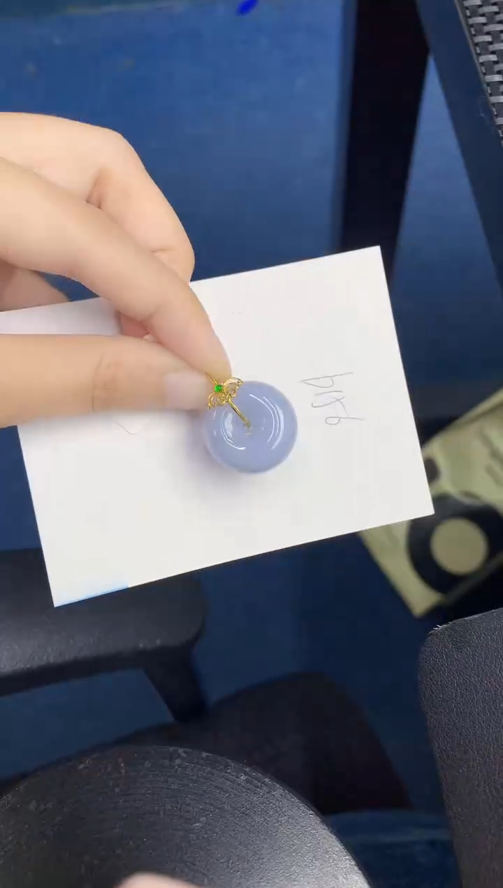 【闪购商品】翡翠颈饰18K金镶嵌000000000