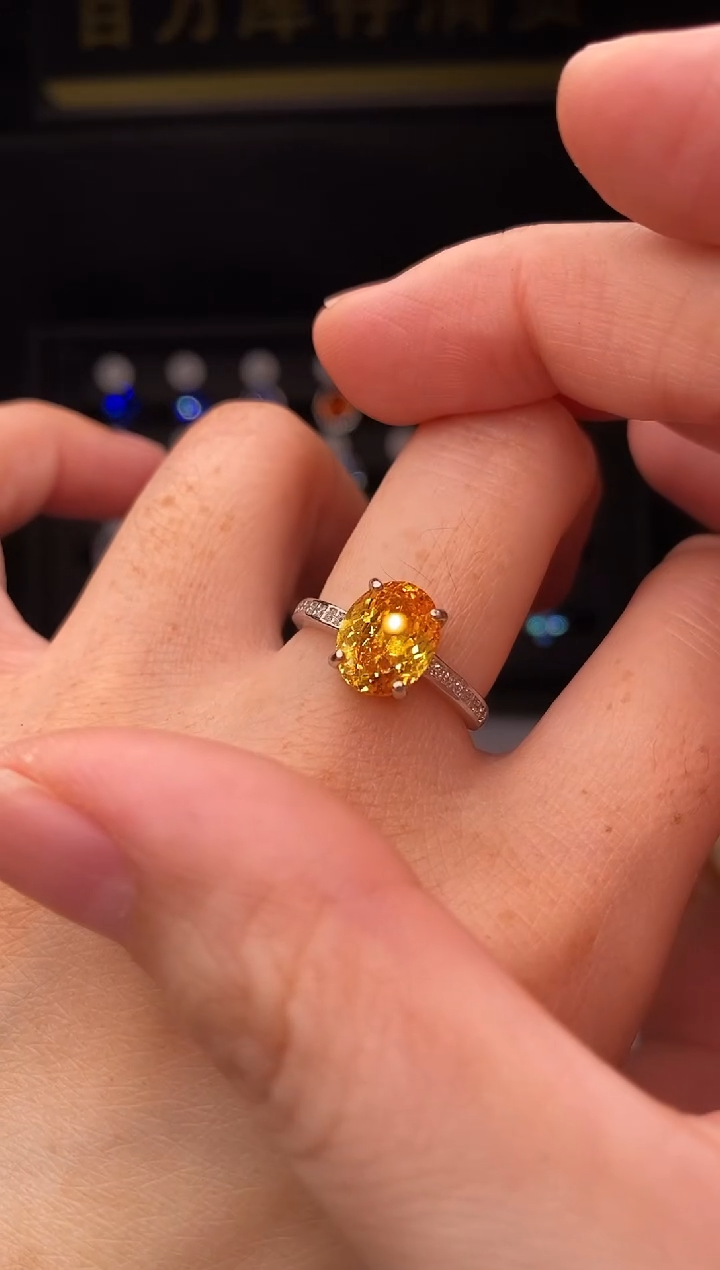 5克拉碧玺（处理）欧美风戒指