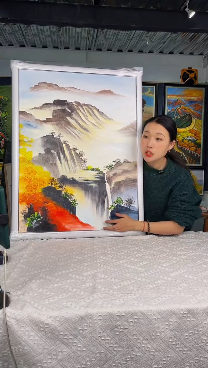 【闪购商品】油画49号 60*80 山水-手绘油画