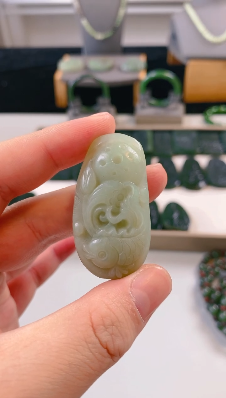 颈饰未镶嵌和田玉13