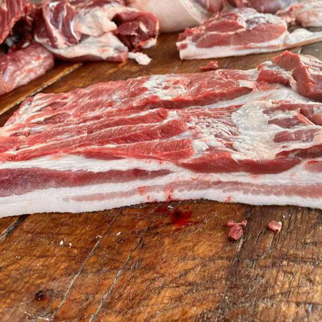 【年猪五花肉】黑猪新鲜猪肉营养美味活猪现杀无水放心肉