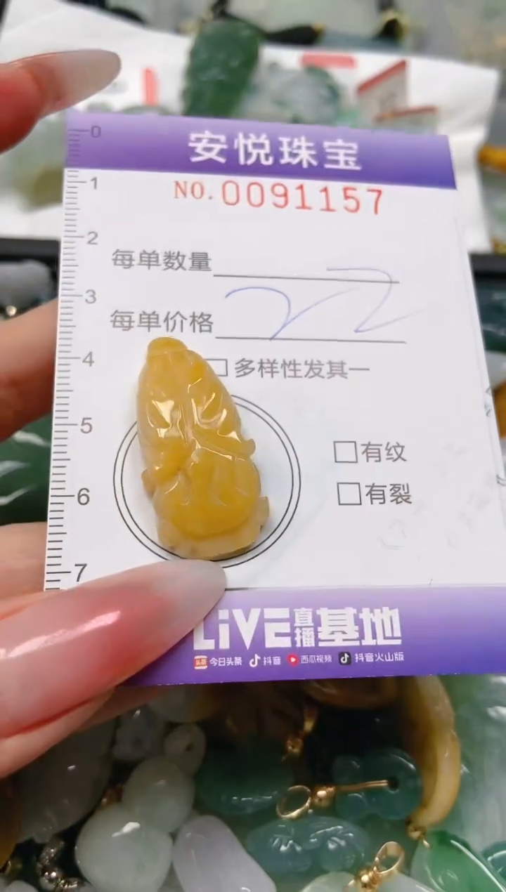 【闪购商品】翡翠颈饰未镶嵌闪购0091157