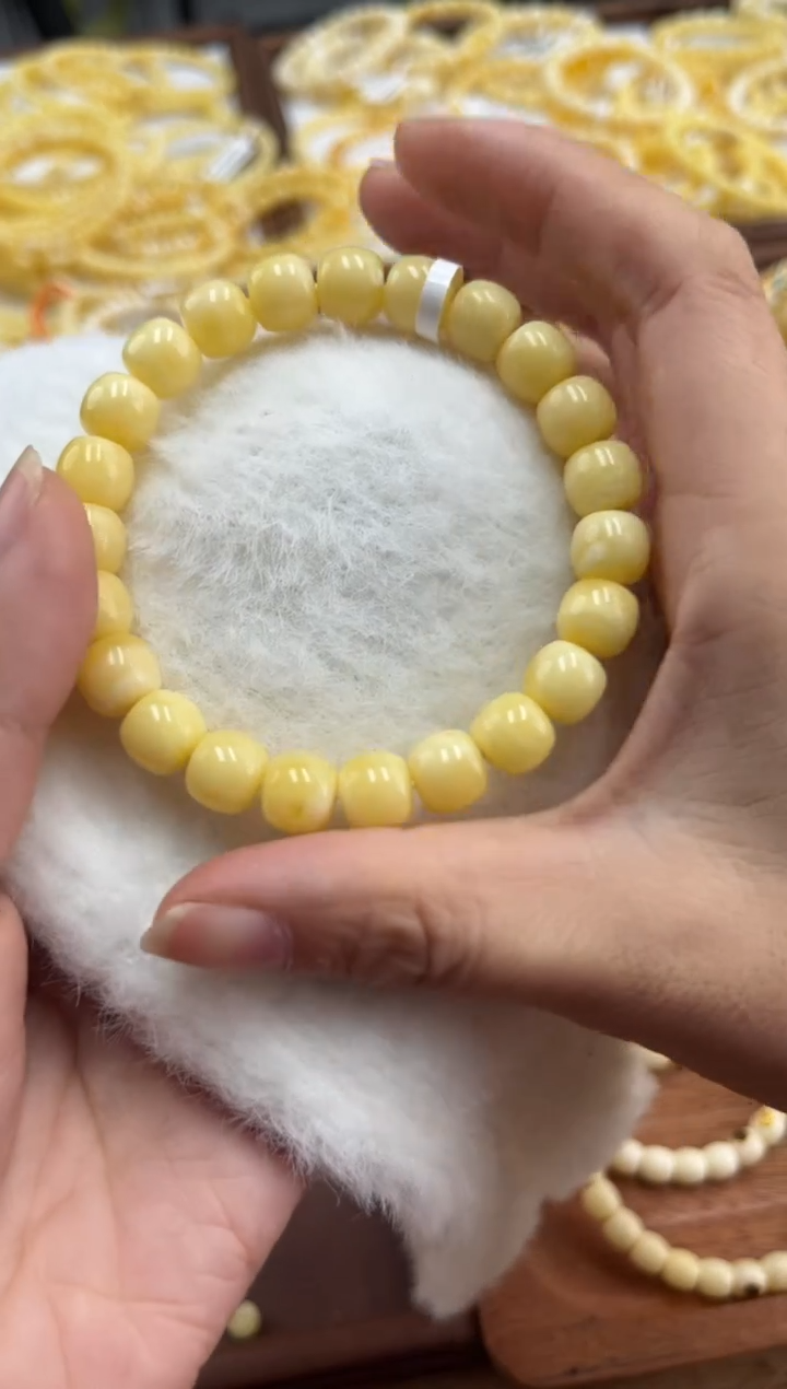 【闪购商品】蜜蜡裸石未镶嵌蜜蜡手串没品控