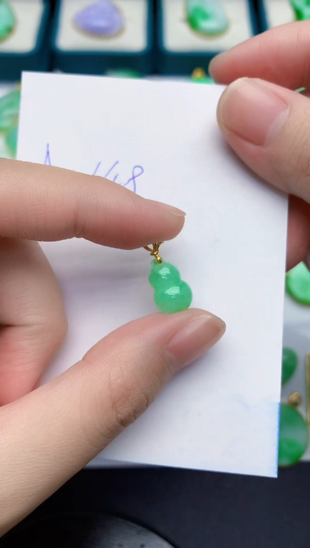 【闪购商品】翡翠颈饰18K金镶嵌000000000