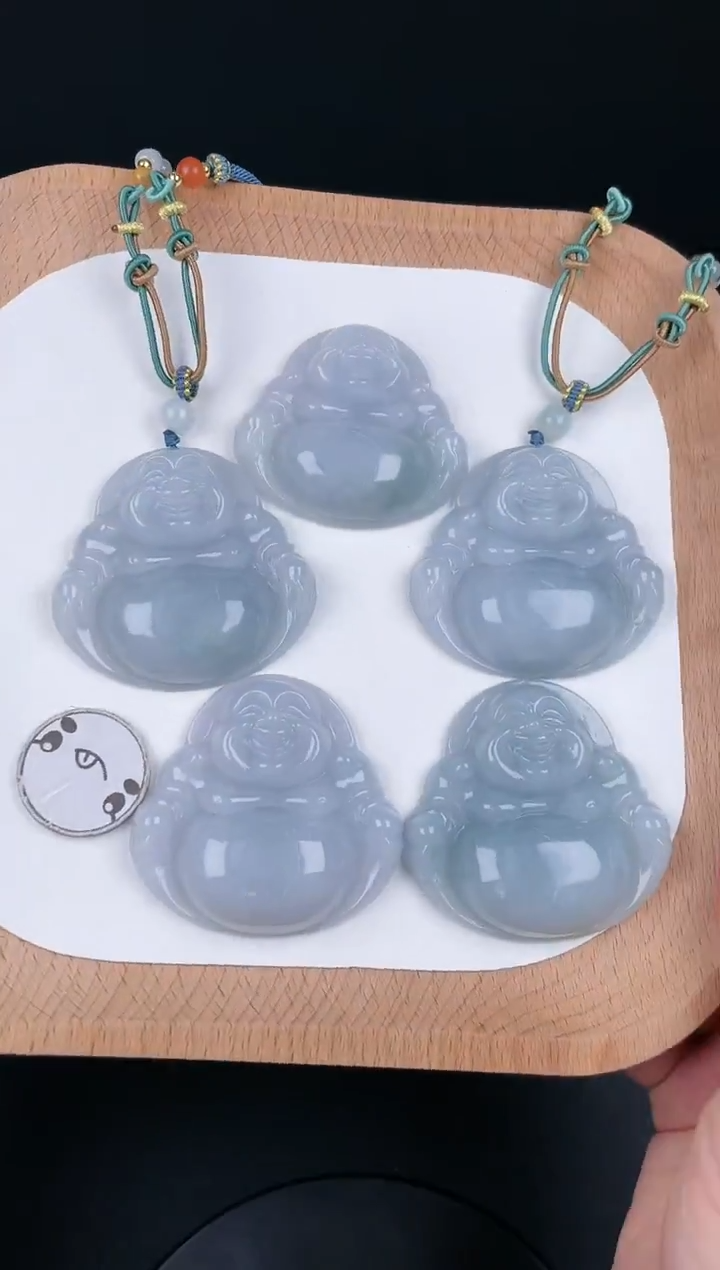 翡翠未镶嵌颈饰LC004翡翠冰果冻大佛（多样性发其一）