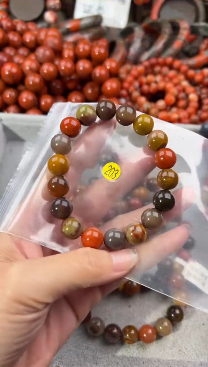 南红玛瑙手串未镶嵌11+