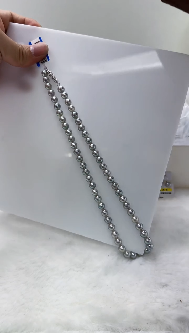 【闪购商品】海水珍珠DA未镶嵌t913 灰珠串7